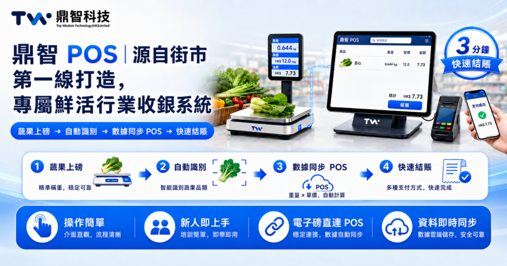 鼎智 POS：源自街市第一線嘅收銀智慧 | 香港鮮活 POS 推薦