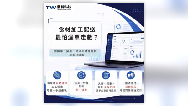食材加工廠接單到出貨一個系統搞掂｜食材批發ERP全流程